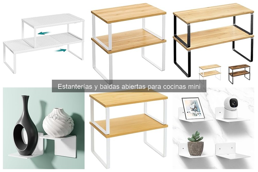 Consejos para Mantener Estanterías Abiertas en Cocinas Pequeñas