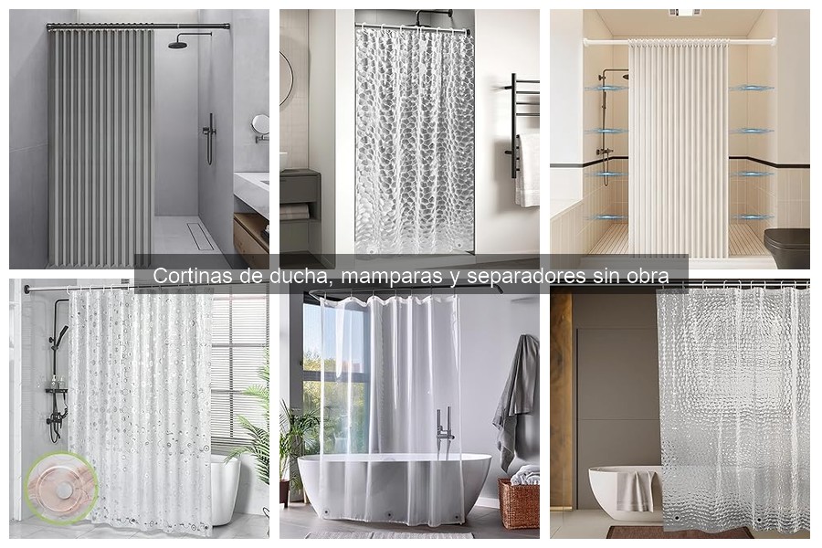 Cortinas de ducha antimoho: opciones ideales para tu baño