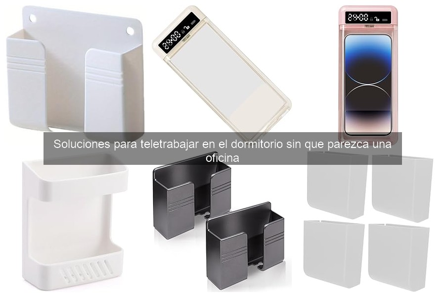 Crea un espacio de trabajo en tu dormitorio sin parecer una oficina