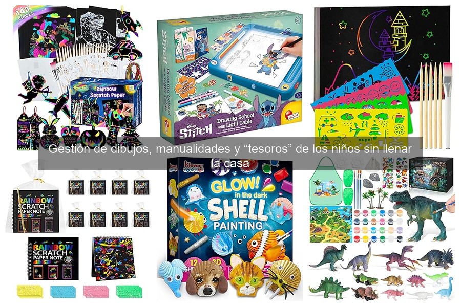 ¿Cuándo deshacerse de dibujos y manualidades de los niños?
