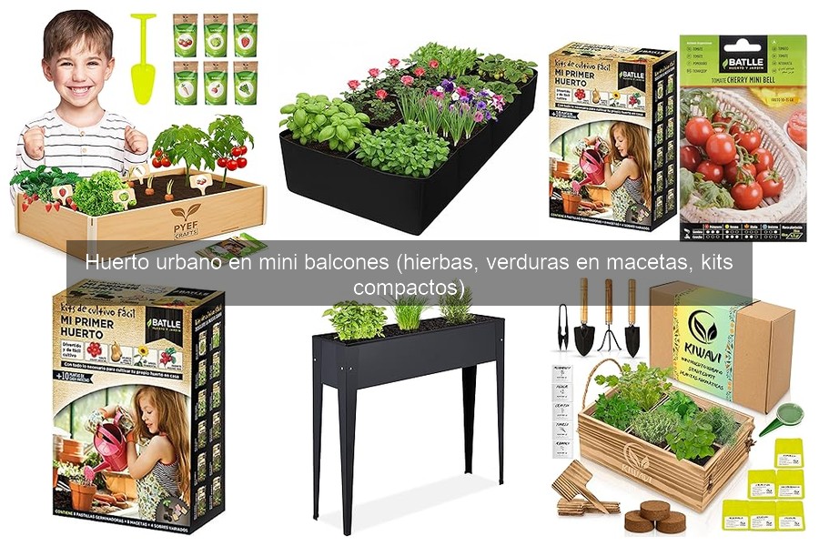 Cuánto cuesta iniciar un huerto urbano en mini balcones