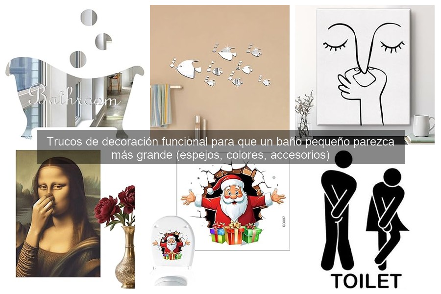 Dónde comprar accesorios decorativos para baños pequeños