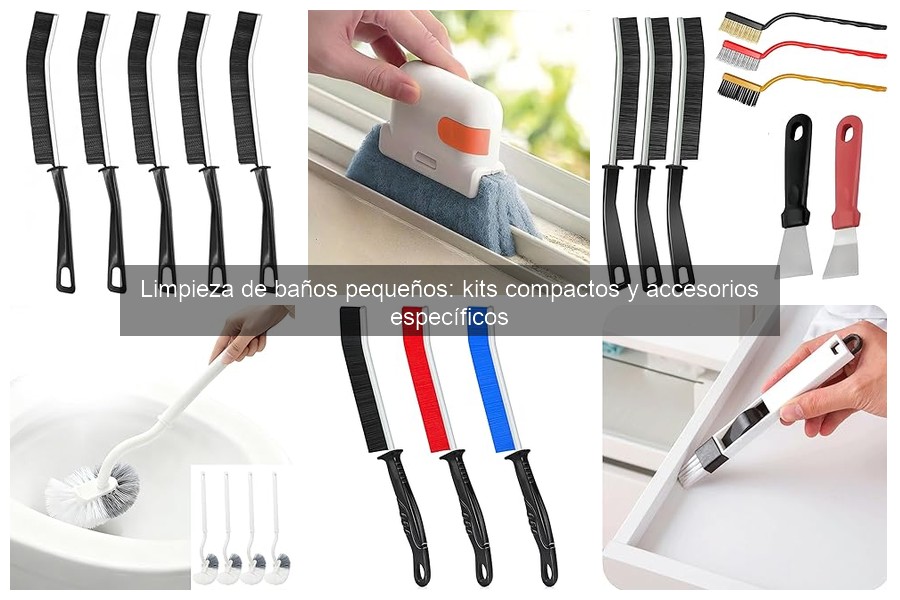 Dónde comprar kits de limpieza compactos para baños pequeños