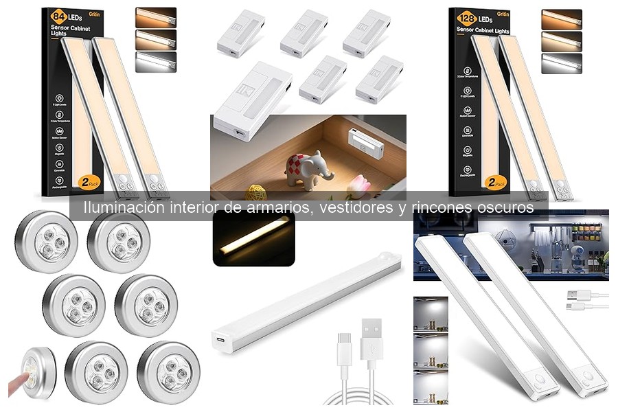 Dónde comprar luces para armarios: mejores opciones online