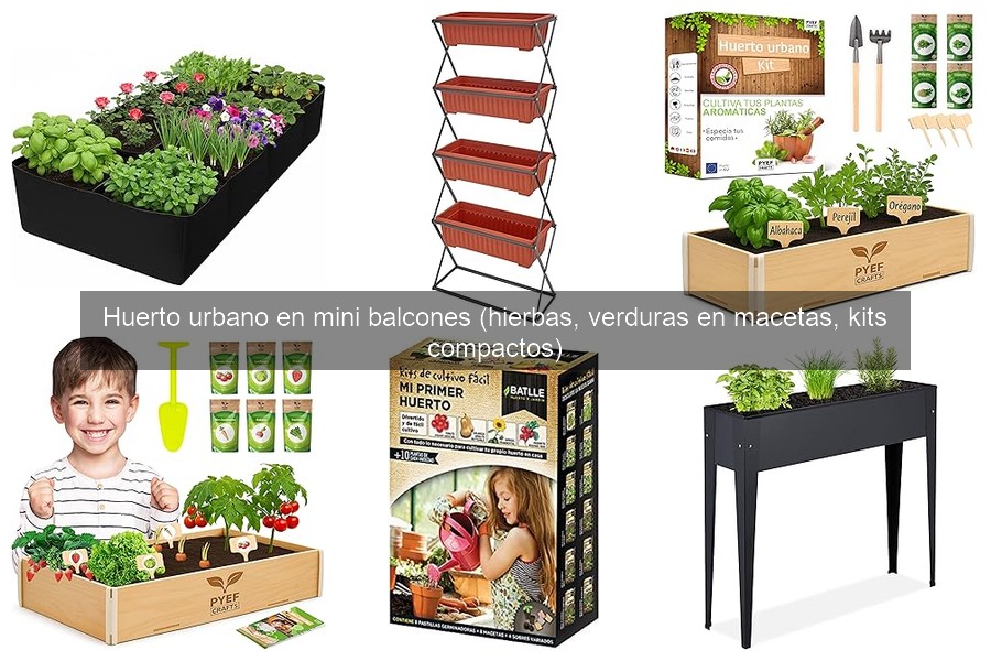 Dónde comprar materiales para tu huerto urbano en el balcón