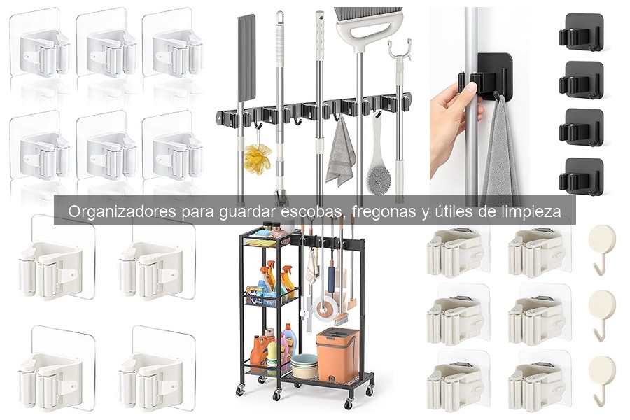 Dónde comprar organizadores para escobas fácilmente