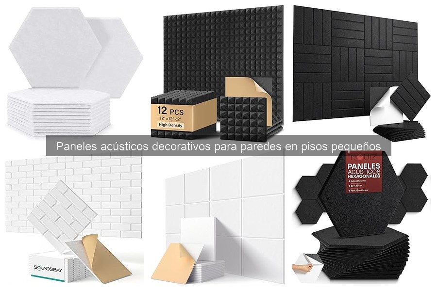 Dónde comprar paneles acústicos decorativos para pisos pequeños