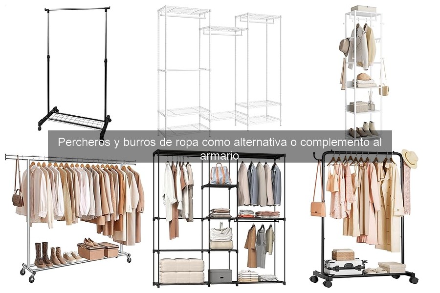 Dónde comprar percheros y burros de ropa en línea