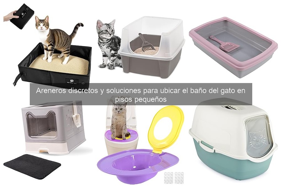 Efectividad de areneros discretos para gatos grandes