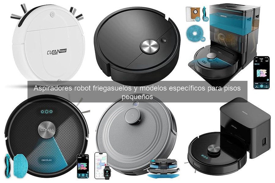 Efectividad de Aspiradores Robots Friegasuelos en Espacios Pequeños