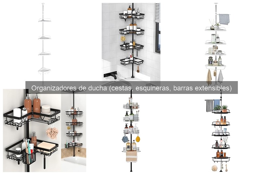 Encuentra Organizadores de Ducha Baratos y Efectivos