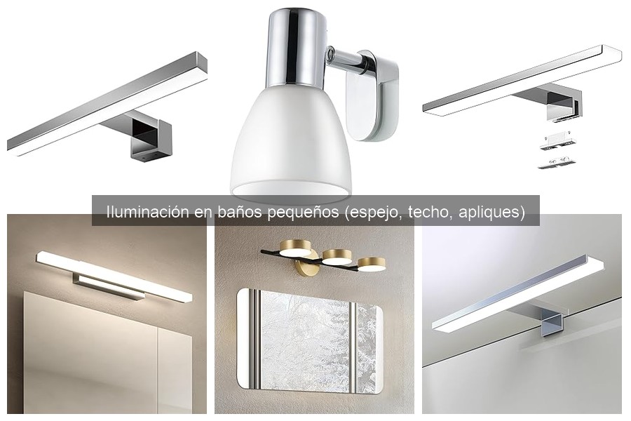 Errores comunes al elegir iluminación en baños pequeños