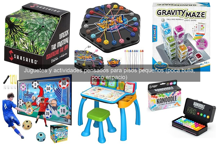 Errores comunes al elegir juguetes para espacios pequeños