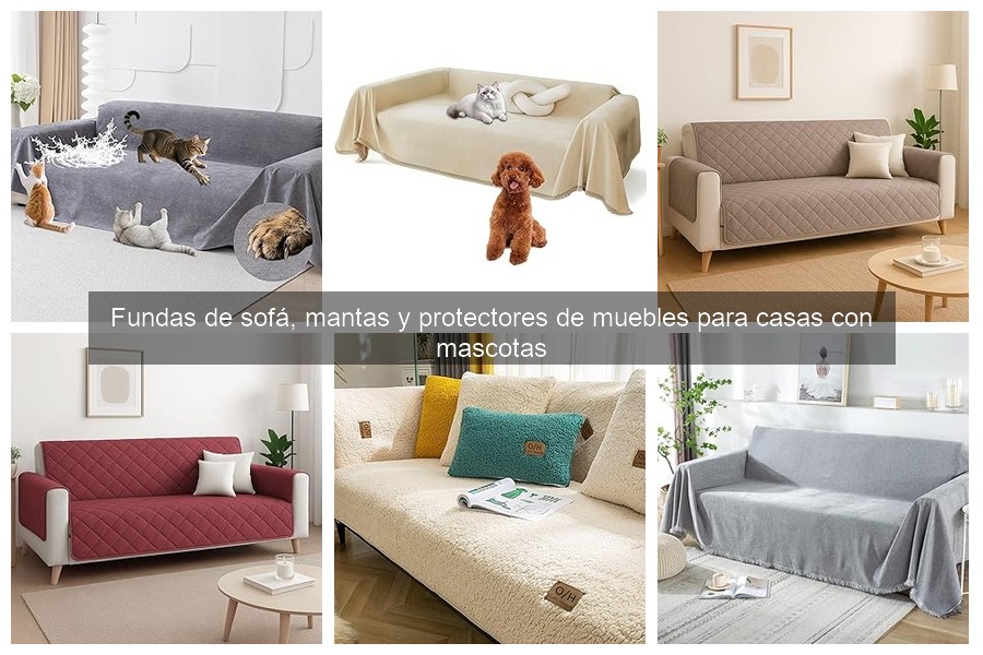 Errores comunes al elegir mantas para muebles con mascotas
