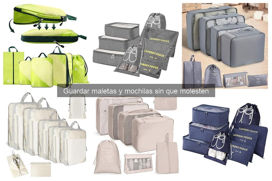 Errores comunes al guardar maletas y mochilas