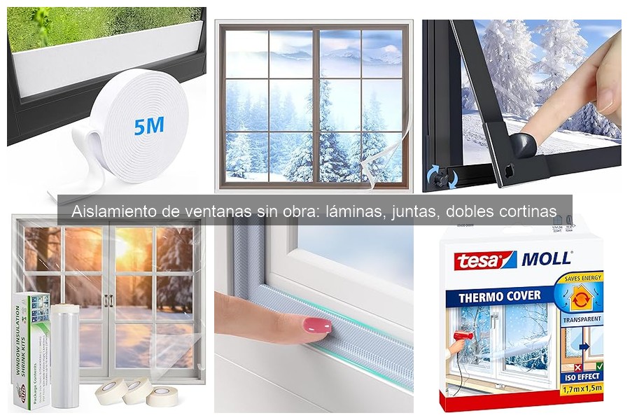 Errores comunes al instalar aislamiento de ventanas sin obra
