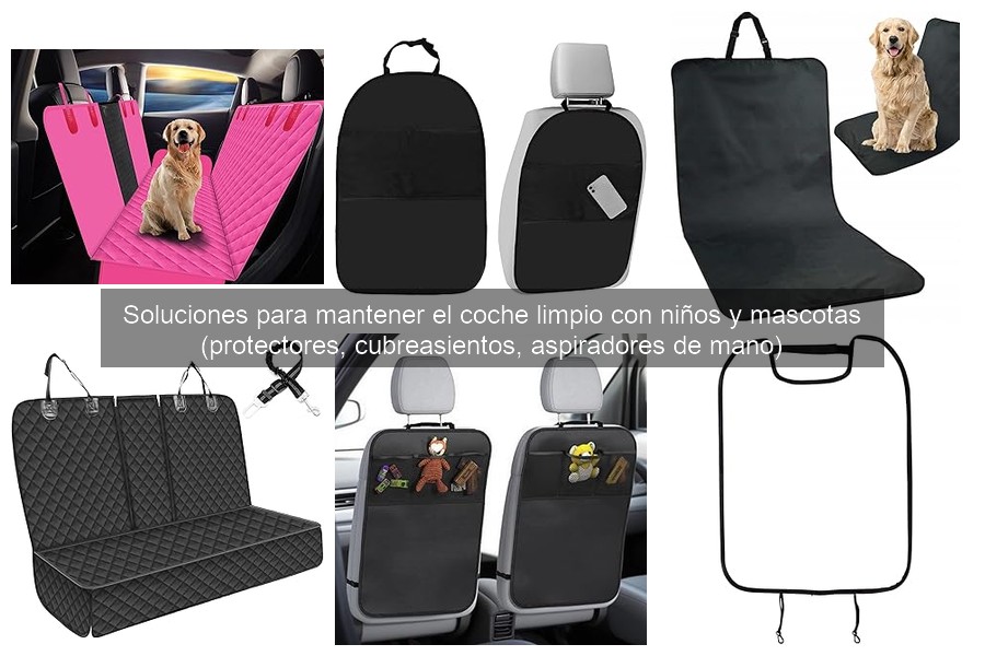 Errores comunes al limpiar el coche con niños y mascotas