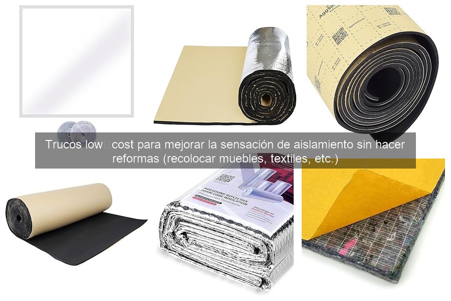 Errores comunes al mejorar el aislamiento sin reformas