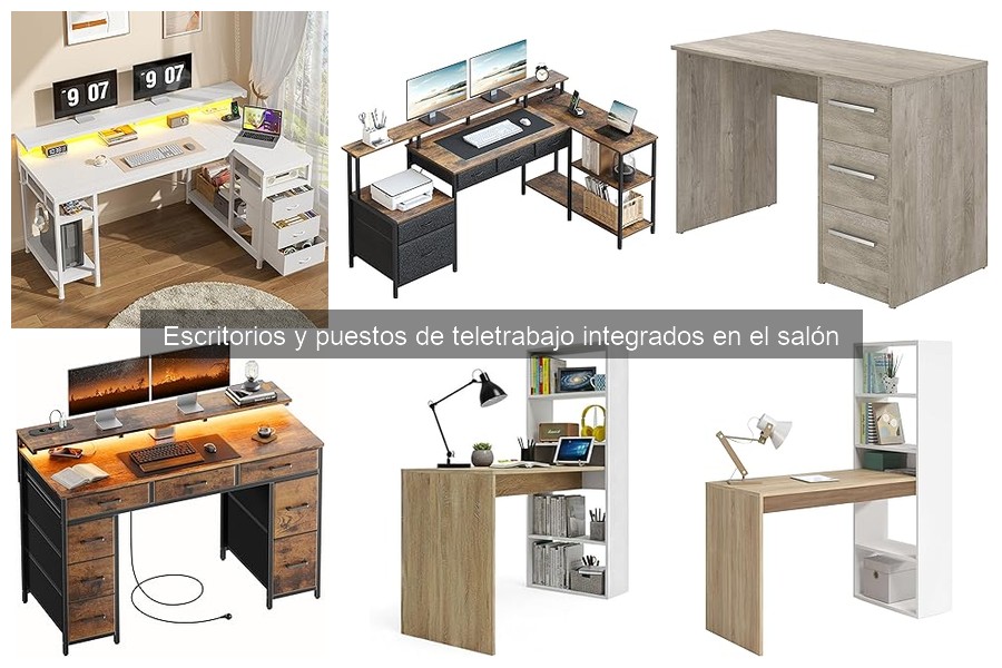 Escritorios y Puestos de Teletrabajo en el Salón: ¿Qué Son?