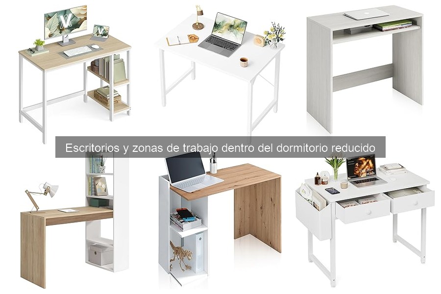 Espacios de trabajo multifuncionales en dormitorios pequeños