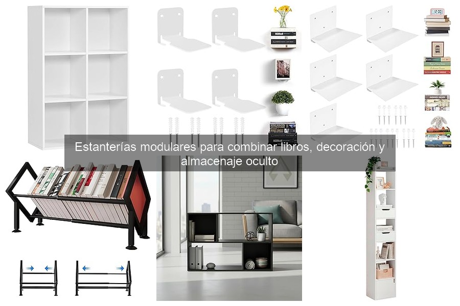 Estanterías modulares: dónde comprar y precios actualizados