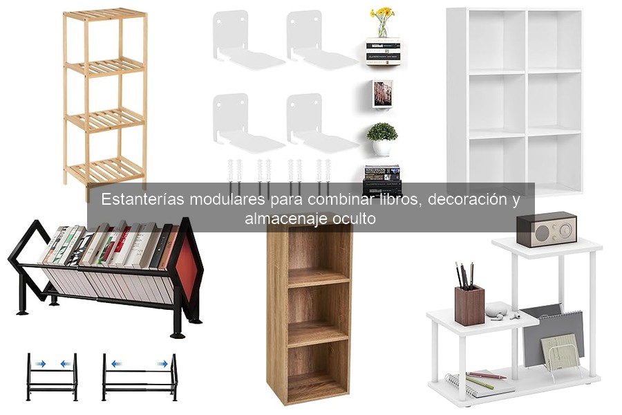 Estanterías modulares: personaliza tu almacenamiento con estilo