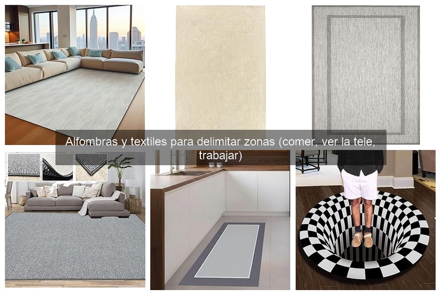 Estilos de decoración que combinan con alfombras delimitadoras