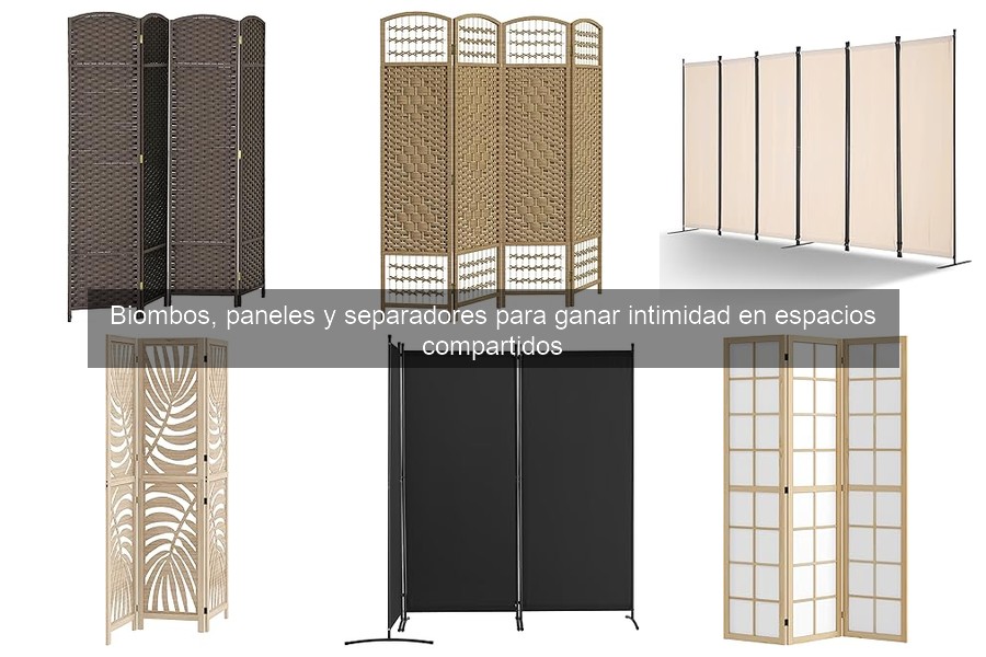 Estilos de decoración que combinan con biombos