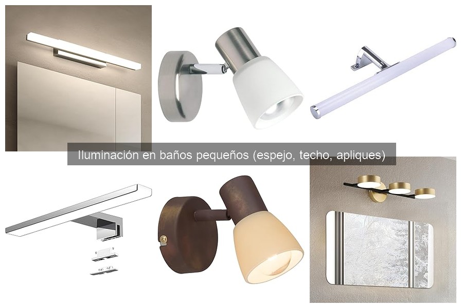 Estilos de iluminación para baños pequeños y su decoración