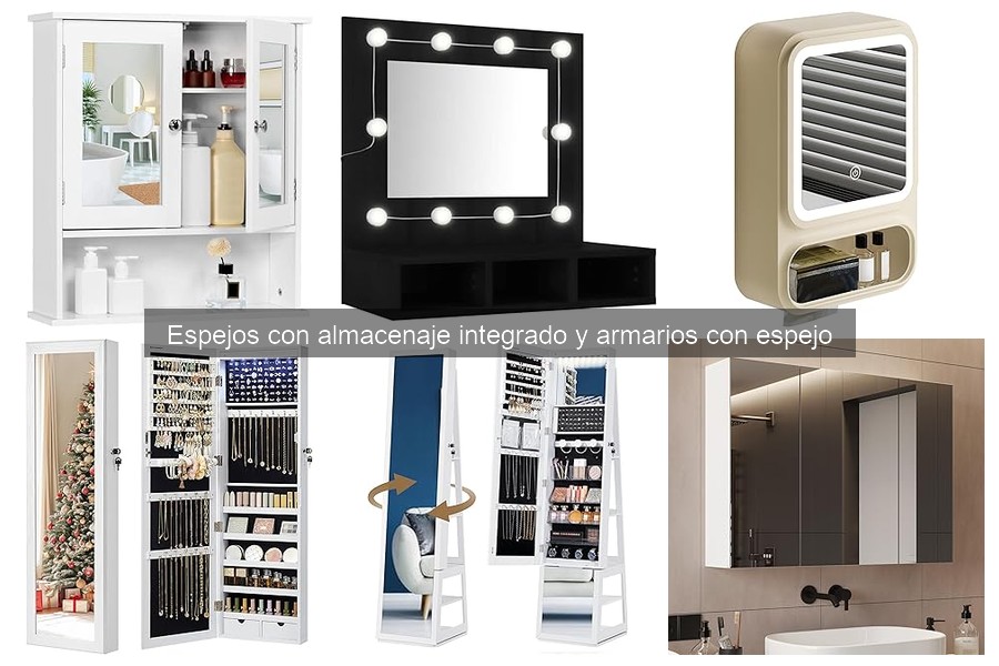 Evita estos errores al elegir espejos con almacenaje