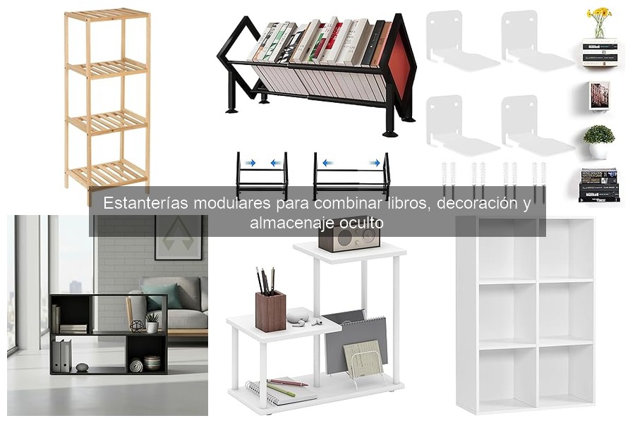 Guía de compra de estanterías modulares para espacios pequeños