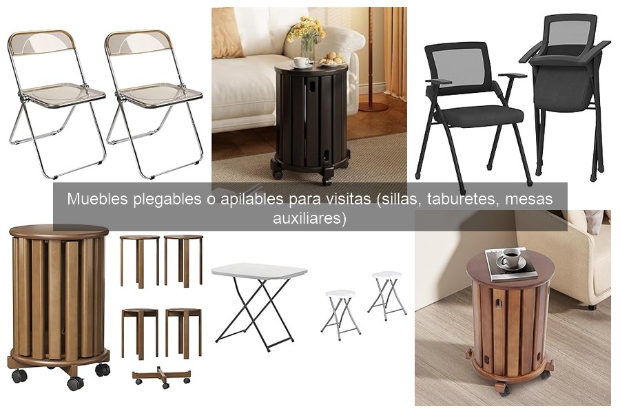 Guía de compra de mesas auxiliares plegables para visitas