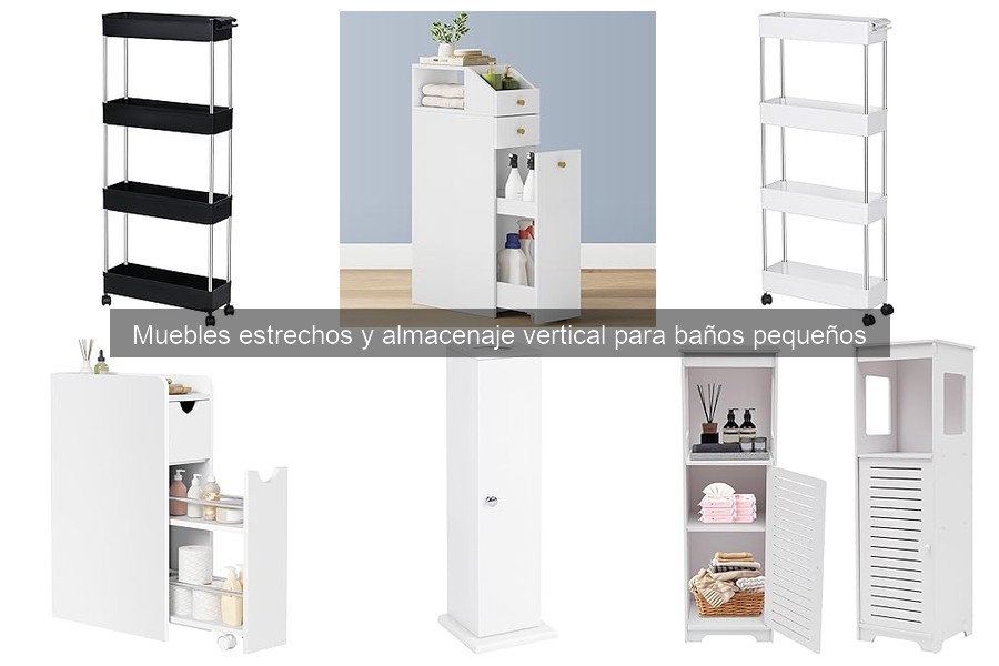Guía de compra de muebles estrechos para baño