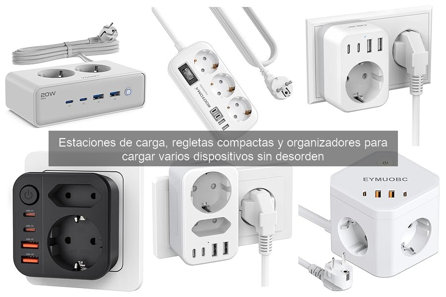 Guía de compra de organizadores para cargar dispositivos