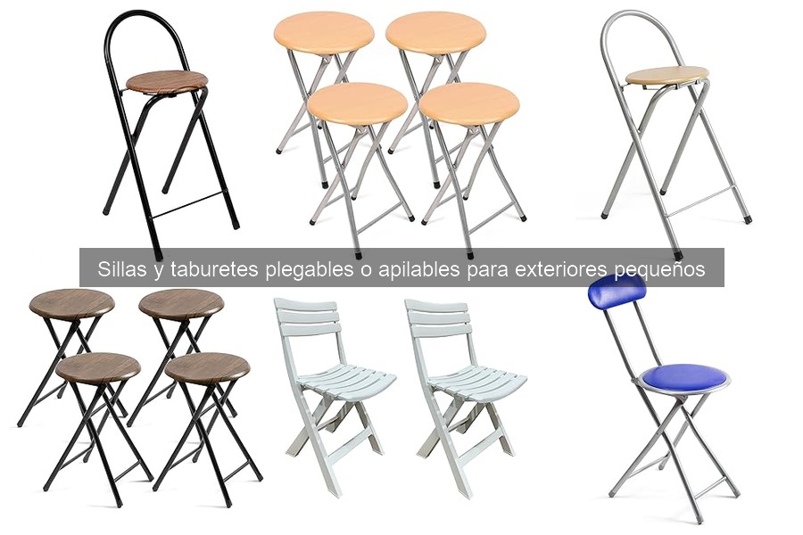Guía de compra de sillas y taburetes plegables exteriores