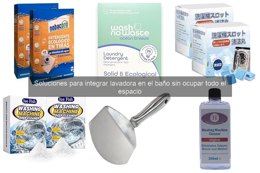 Guía de compra: Productos para instalar lavadora en baño pequeño