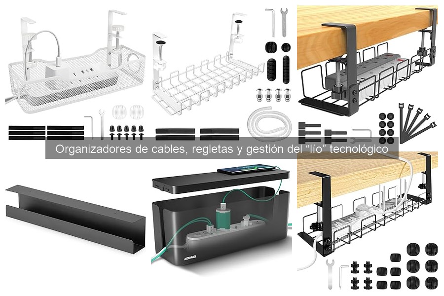 ** Guía para elegir el mejor organizador de cables para tu espacio