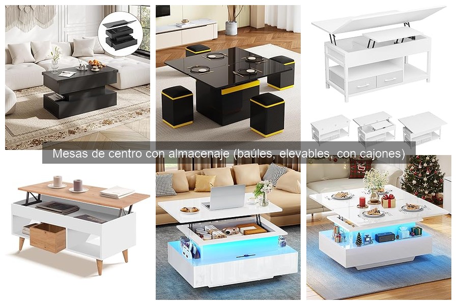 Guía para Elegir Mesas de Centro con Cajones