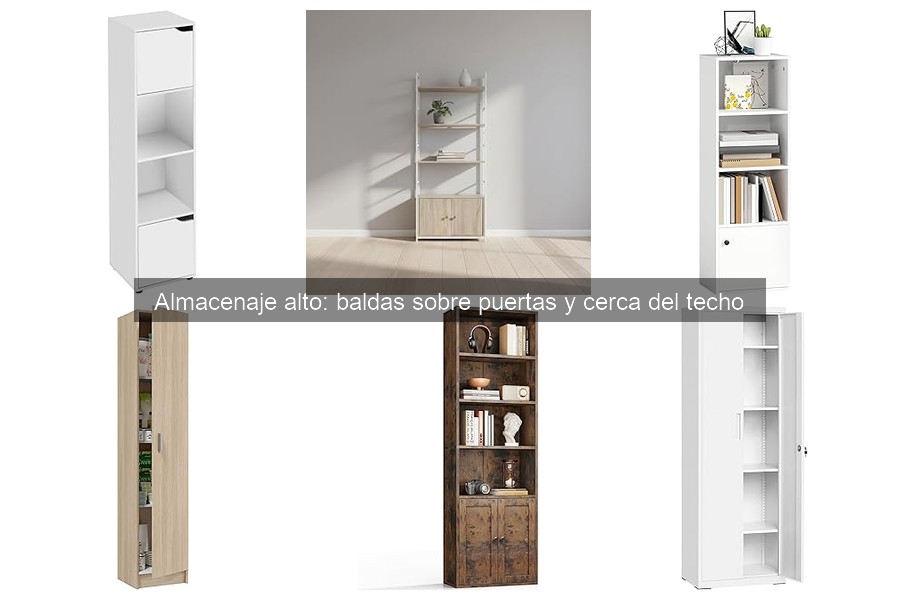 Ideas creativas de decoración con baldas sobre puertas