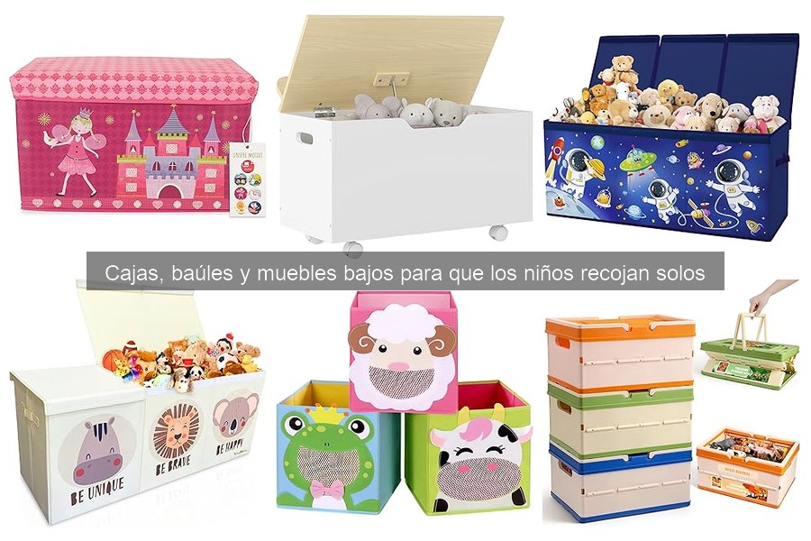 Ideas creativas de decoración con cajas de almacenamiento