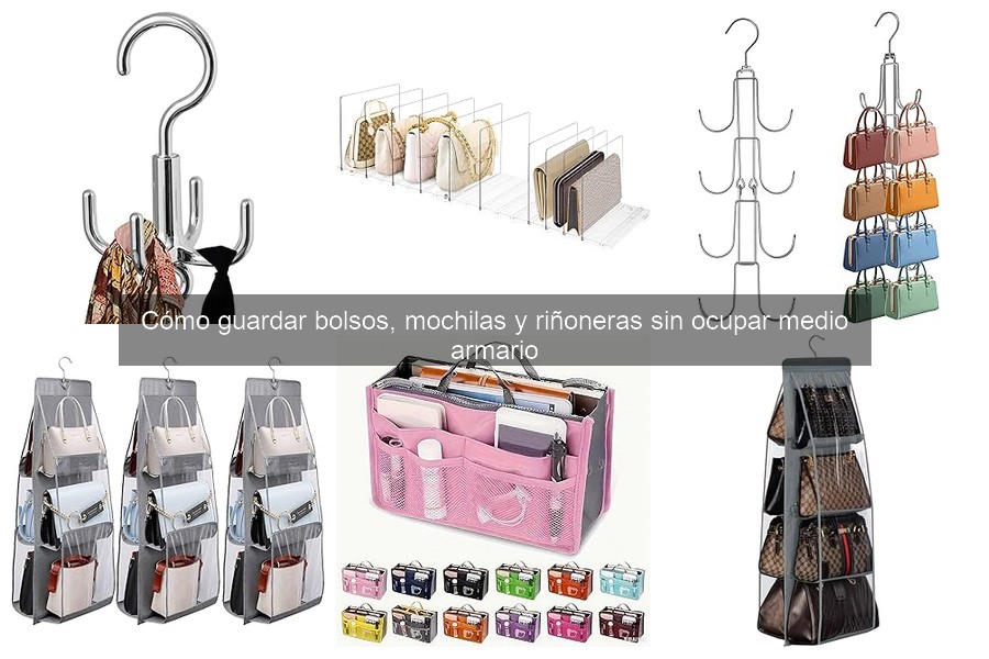 Ideas creativas para guardar riñoneras en espacios reducidos