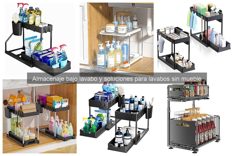 Ideas creativas para organizar bajo el lavabo de forma innovadora