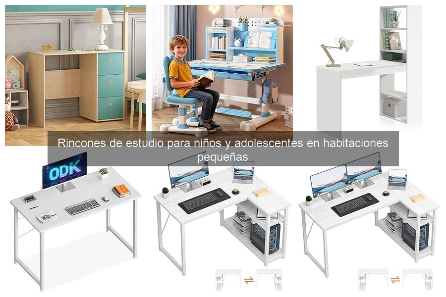 Ideas Creativas para Rincones de Estudio en Habitaciones Pequeñas