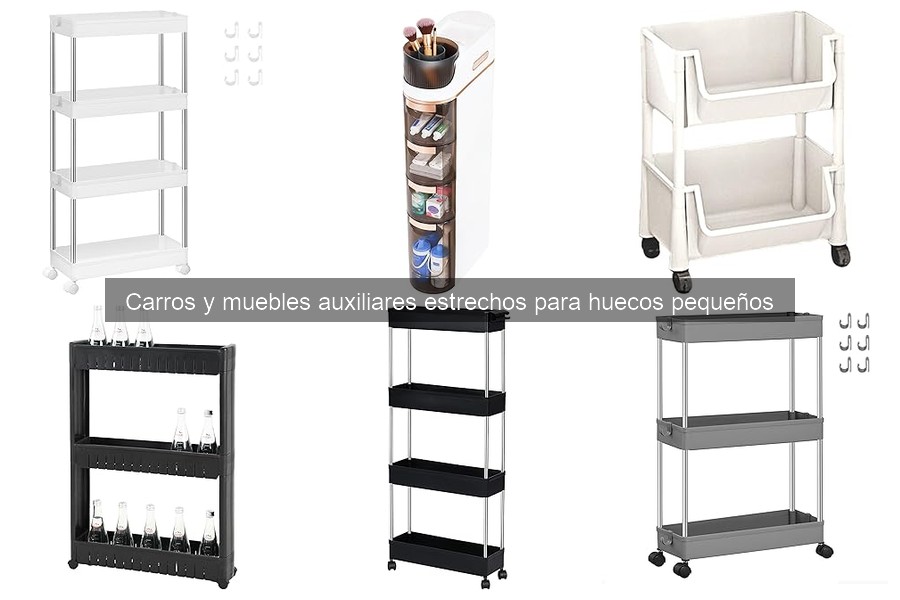 Ideas creativas para usar muebles auxiliares estrechos