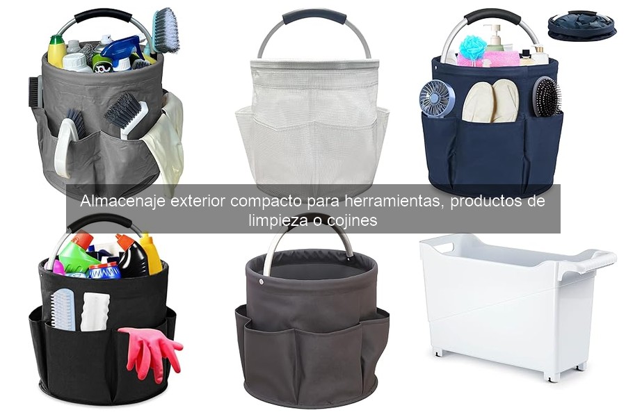 Ideas innovadoras para almacenar productos de limpieza exterior