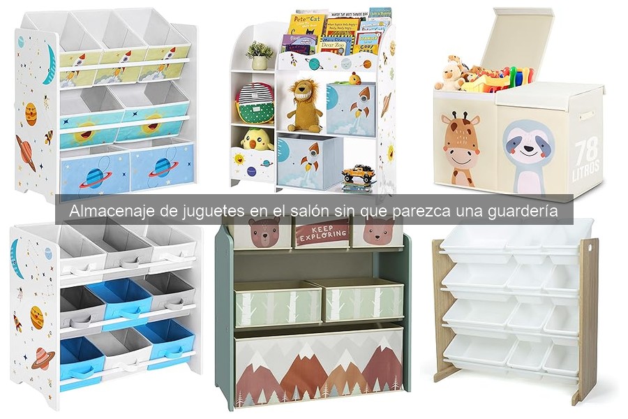 Ideas para integrar juguetes en la decoración del salón
