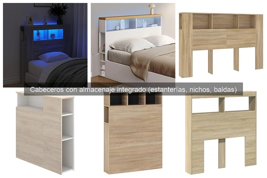 Ideas únicas de decoración con cabeceros con almacenaje