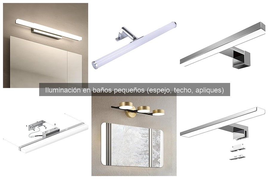 Iluminación perfecta para baños con espejo grande