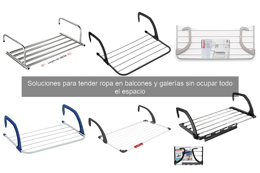Instalación y mantenimiento de tendedero para balcón