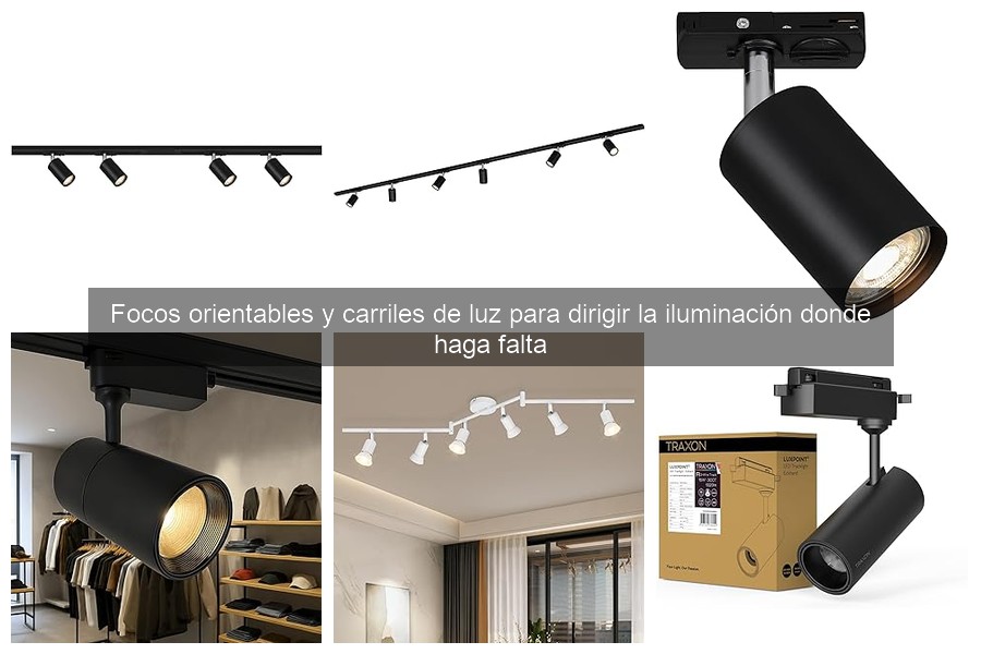 Introducción a focos orientables y carriles de luz